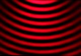 Photo d'un champ sonore produit par un haut parleur émettant un son à 13 000Hz